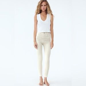 Zara Sculpted High Rise TRF Skinny Jeans for women